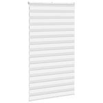 ZNTS Zebra Blind White 120x200 cm Fabric Width 115.9 cm Polyester 4014785