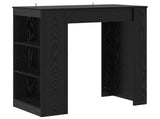 Bar Table 95 x 47 x 103.5 cm Engineered Wood Black Oak 8010960