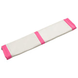 Inflatable Gymnastics Mat with Pump 200x200x20 cm PVC Pink 92700