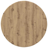 Table Top 80 x 1.5 cm Round Engineered Wood Artisan oak 880430