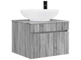 Bathroom Cabinet Set 3 pcs Grey Sonoma 49 x 44.5 x 66.5 cm 3405763