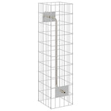 Gabion Faucet Silver 25 x 25 x 100 cm Stainless Steel 42013414