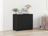 Sideboard Black Oak 60 x 30 x 70 cm Engineered Wood 862086