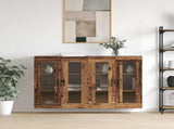 Wall Mounted Cabinets 2 pcs Old wood 69.5 x 34 x 90 cm 3394584