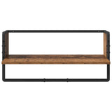 Wall Shelf Set 6 pcs Old Wood 100 x 25 x 30 cm Engineered Wood 882847