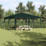 Party Tent Green 400 x 400 x 266 cm Polyethylene and Steel 42003424
