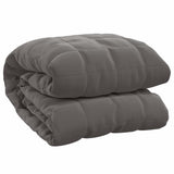 Weighted Blanket Grey 220x235 cm King 15 kg Fabric 350783