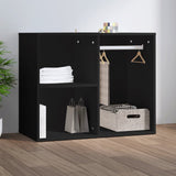 Dressing Cabinet Black Engineered wood Dressing Cabinet 808847