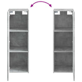 Bathroom Furniture Set 5 pcs Concrete Grey 33 x 34.5 x 100 cm 3405966