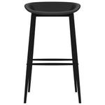 7 Piece Bar Set White and Black 3057423