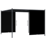 49324 Garden Pergola with Retractable Roof 3x3 m Anthracite