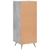 Sideboard Concrete Grey 34.5x34x90 cm Engineered Wood 828768