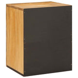 Bathroom Hanging Cabinet Brown 38 x 33 x 48 cm Solid Mango Wood 4018064