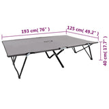 Sun Lounger Grey 47762