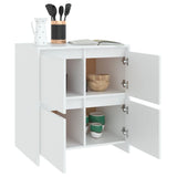 Sideboards 2 pcs White 70x41x75 cm Engineered Wood 3098089