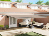 Retractable Awning Beige 500 x 300 cm Fabric and Aluminium 3331338