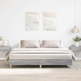 Bed Frame Grey Sonoma Engineered wood, Solid eucalyptus wood 3328704