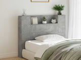 Headboard Concrete Grey Engineered Wood 3418653