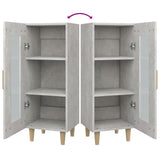 Sideboard Concrete Grey 34.5x34x90 cm Engineered Wood 812397