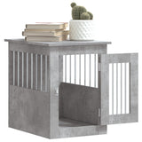 Dog Crate Furniture Concrete Grey 45x62x59 cm Engineered Wood 838312