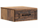 Wall-Mounted Bedside Cabinet 2 pcs Old Wood 34.5 x 33 x 20 cm 899292