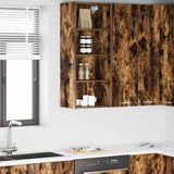 Hanging Cabinet Smoked Oak 40 x 29.5 x 100 cm Engineered Wood 884470