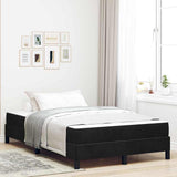 Box Spring Bed with Mattress Black 120 x 210 cm Fabric 3398739