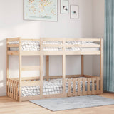 Bunk Bed 75x190 cm Solid Wood Pine 3308595