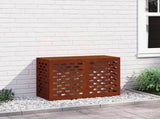 Air Conditioner Cover Rusty 90 x 40 x 60 cm Weathering Steel 865896