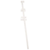 Toilet Rack White 63.5x32x179 cm Solid Wood Pine 824654