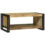 Coffee Table Brown 90 x 50 x 38 cm Solid rough mango wood 4104715
