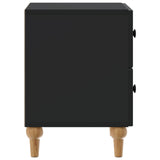 Bedside Cabinet 2 pcs Black 43 x 34.5 x 48 cm Engineered Wood 894068