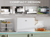 46 Litre Table Top Mini Fridge, Small Fridge with Ice Box, Reversible Door, Adjustable Temperature T3398P343293