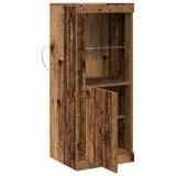 LED Sideboard Brown 41 x 37 x 100 cm Engineered Wood 863024