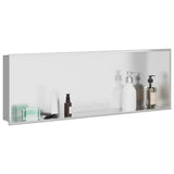 Shower Niche Silver 90 x 30 x 9.5 cm Stainless Steel 42012677