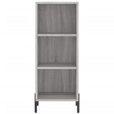 Highboard Grey Sonoma 34,5x34x180 cm Engineered Wood 3198991