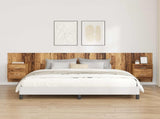 Headboard with Cabinet 3 pcs Old Wood Engineered Wood 3415713