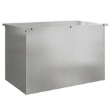 Outdoor Storage Box Silver 80 x 50.5 x 50 cm Steel 874571