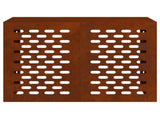 Air Conditioner Cover Rusty 100 x 50 x 70 cm Weathering Steel 865903