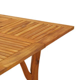 Garden Table 85x85x75 cm Solid Wood Acacia 363304