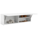 ZNTS Bathroom Wall Cabinet White 100x25x30 cm Engineered Wood 860094
