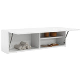 ZNTS Bathroom Wall Cabinet White 100x25x30 cm Engineered Wood 860094