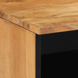 TV Cabinet with Drawer Brown 100 x 33 x 46 cm Solid Mango Wood 4017772