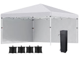 3 x 3 Pop Up Gazebo, UPF 30 with 2 Sidewalls, Leg Weight Bags and Wheeled Bag, Height T3398P315379