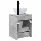 Wall-mounted Sink Vanity Concrete Grey 39 x 41 x 64.5 cm 890555