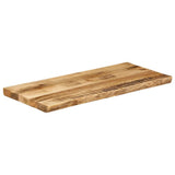 Table Top Live Edge 100x40x3.8 cm Solid Wood Rough Mango 370684