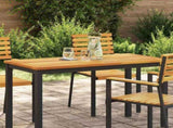 Table Top Oil Natural 110 x 55 x 2 cm Solid Acacia Wood 4108096