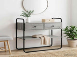 Console Table Grey Sonoma 100 x 40 x 75 cm Engineered Wood 8007554