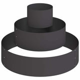 Garden Planter Black 90 x 90 x 20 cm Cold-rolled Steel 873648
