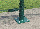 Welded Wire Fence with Concrete Base 50 x 0.5 m 3353541